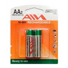 باتری شارژی قلمی AIVA 2500mAh مدل HR6