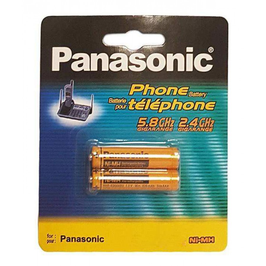 باتری شارژی نیم قلمی PANASONIC ظرفیت 830 میلی آمپر ساعت