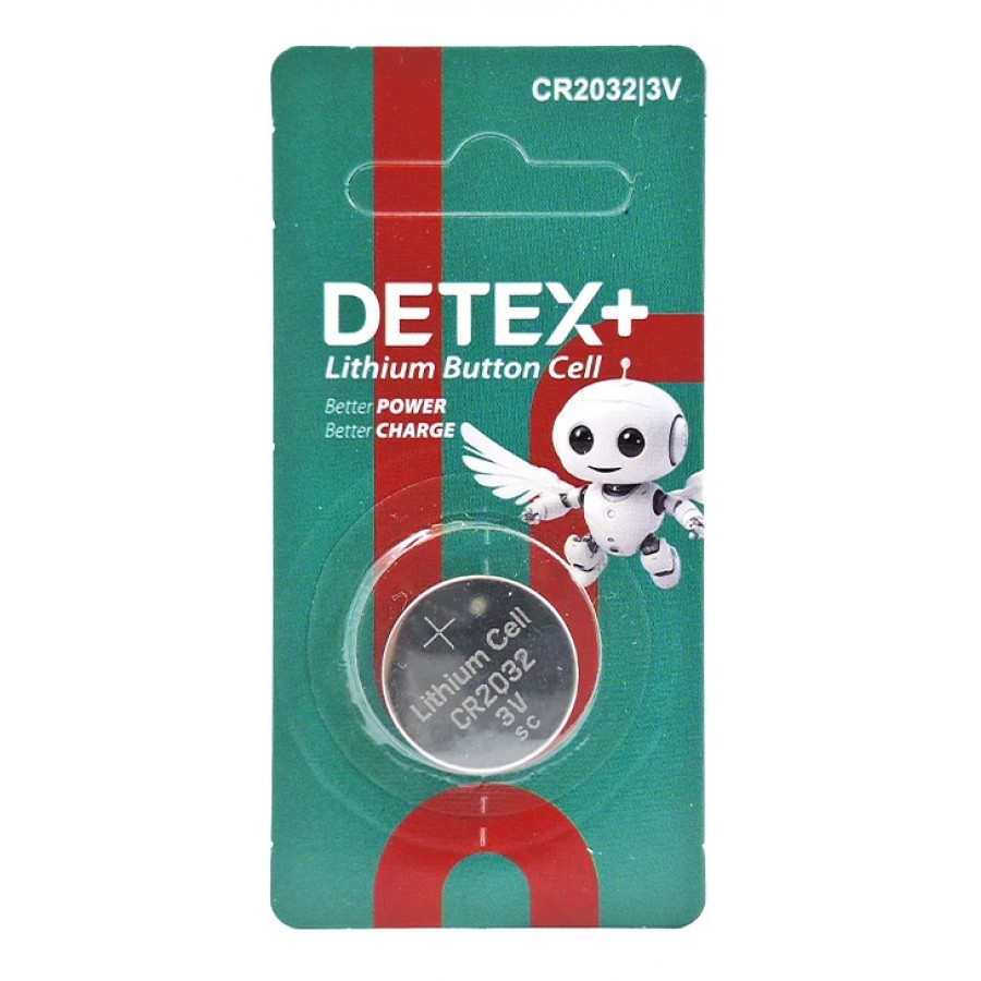 باتری سکه ای DETEX مدل CR2032
