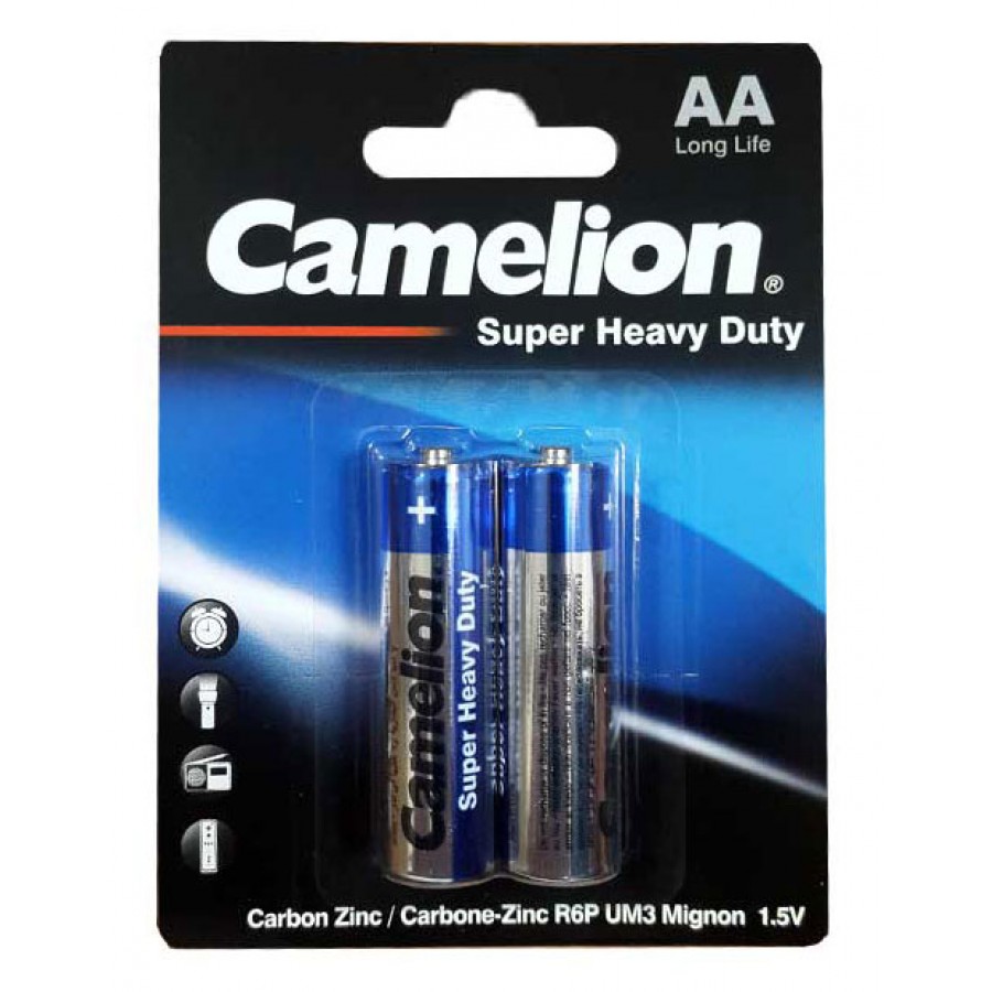 باتری قلمی دوتایی Camelion Super Heavy Duty