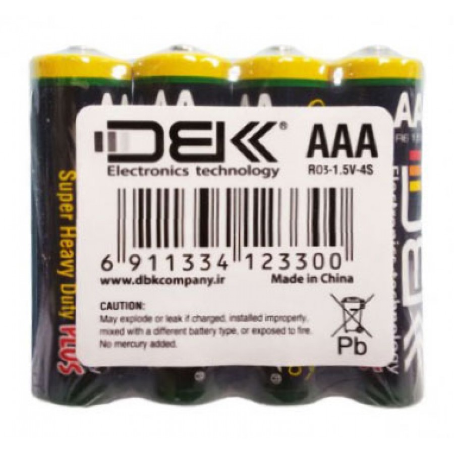 باتری نیم قلمی چهارتایی DBK