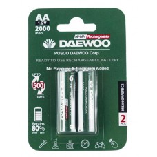 باتری شارژی قلمی دوتایی DAEWOO مدل NI-MH 