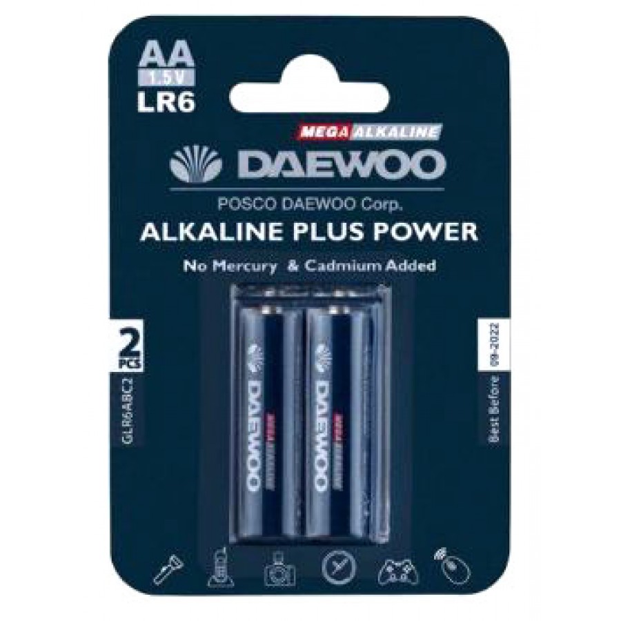 باتری قلمی DAEWOO Alkaline Plus مدل LR6