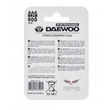 باتری شارژی نیم قلمی دوتایی DAEWOO مدل NI-MH 