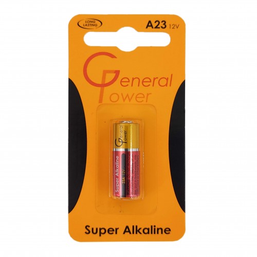 باتری 23 آمپر GENERAL POWER SUPER ALKALINE باتری 23 آمپر GENERAL POWER SUPER ALKALINE
