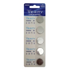 باتری سکه ای VERITY مدل CR2032 (پک 5 عددی)