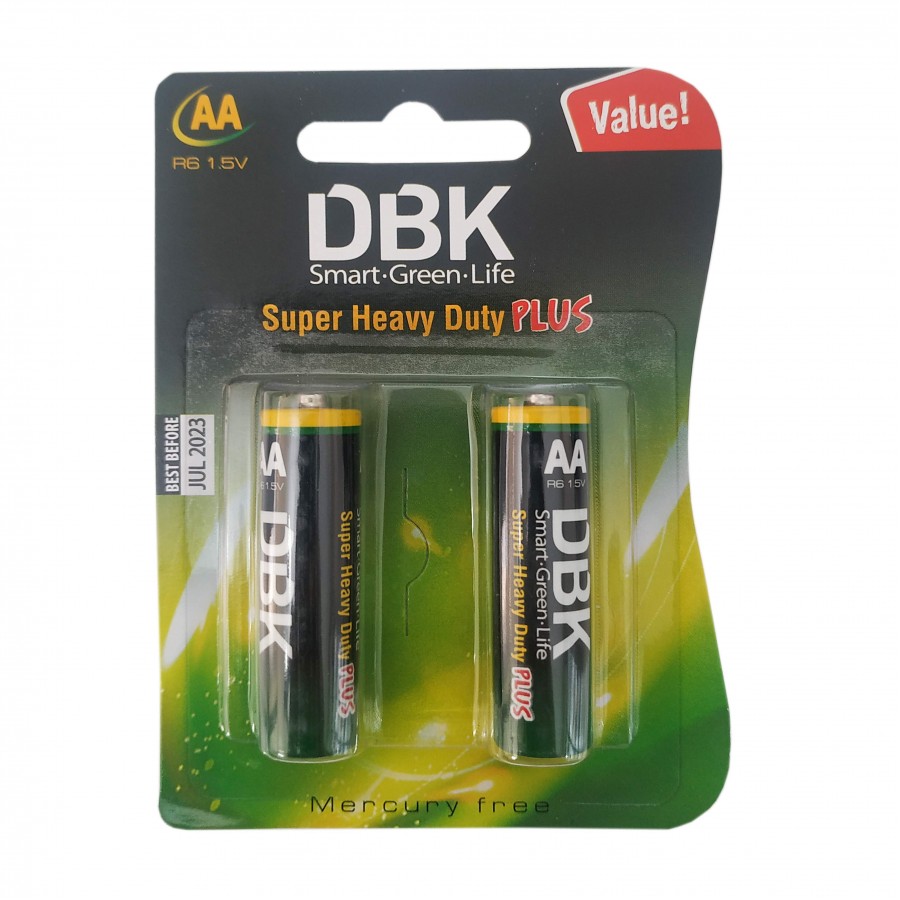 باتری قلمی دوتایی DBK Super Heavy Duty PLUS مدل R6