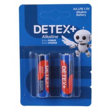باتری قلمی دوتایی DETEX ALKALINE مدل LR6