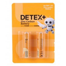 باتری قلمی دوتایی DETEX+ ZINC CARBON مدل R6P
