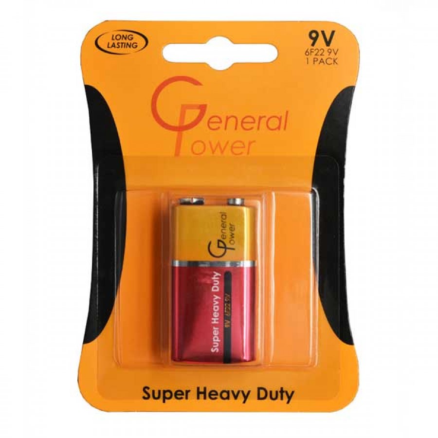 باتری کتابی GENERAL POWER مدل 6F22