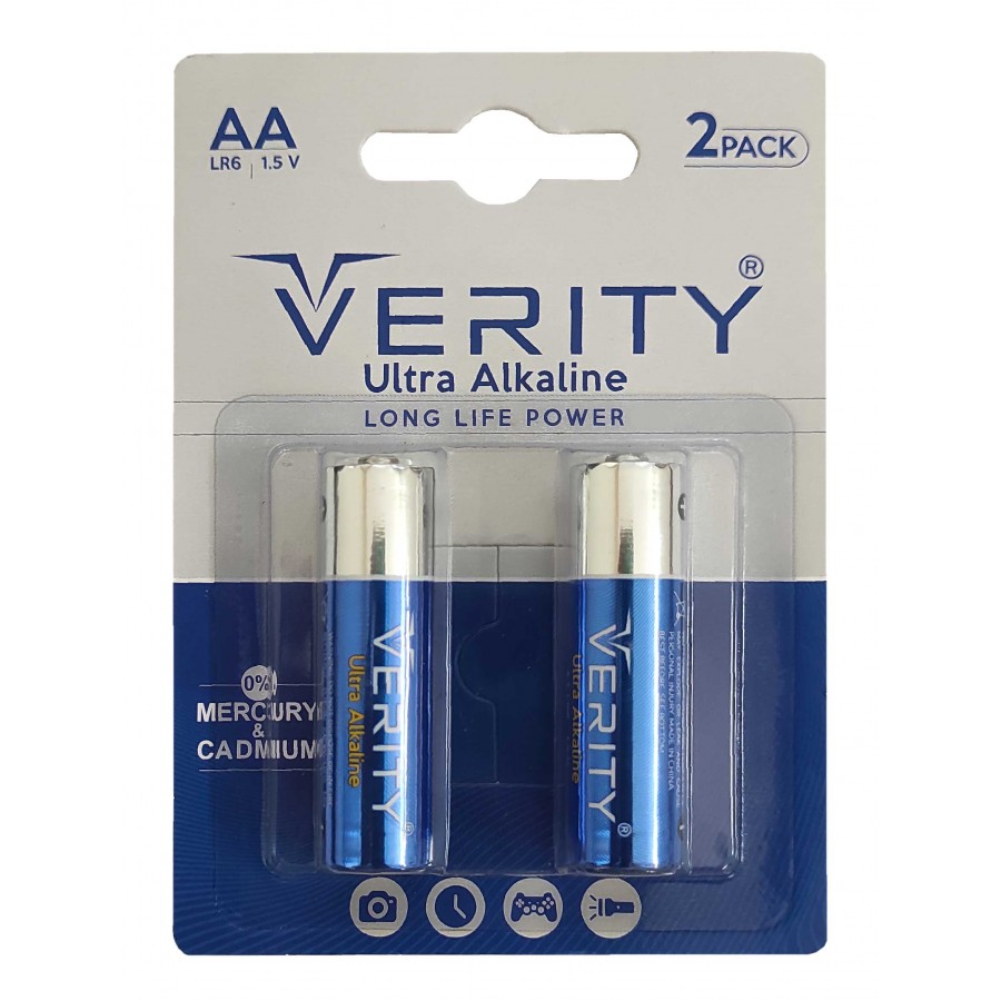 باتری قلمی دوتایی VERITY ALKALINE مدل LR6