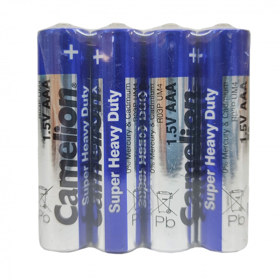 باتری نیم قلمی شیرینگ چهارتایی Camelion Super Heavy Duty