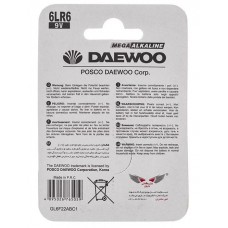 باتری کتابی DAEWOO Alkaline Plus مدل 6LR6 