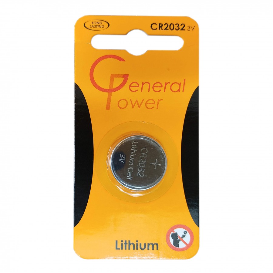 باتری سکه ای GENERAL POWER مدل CR2032