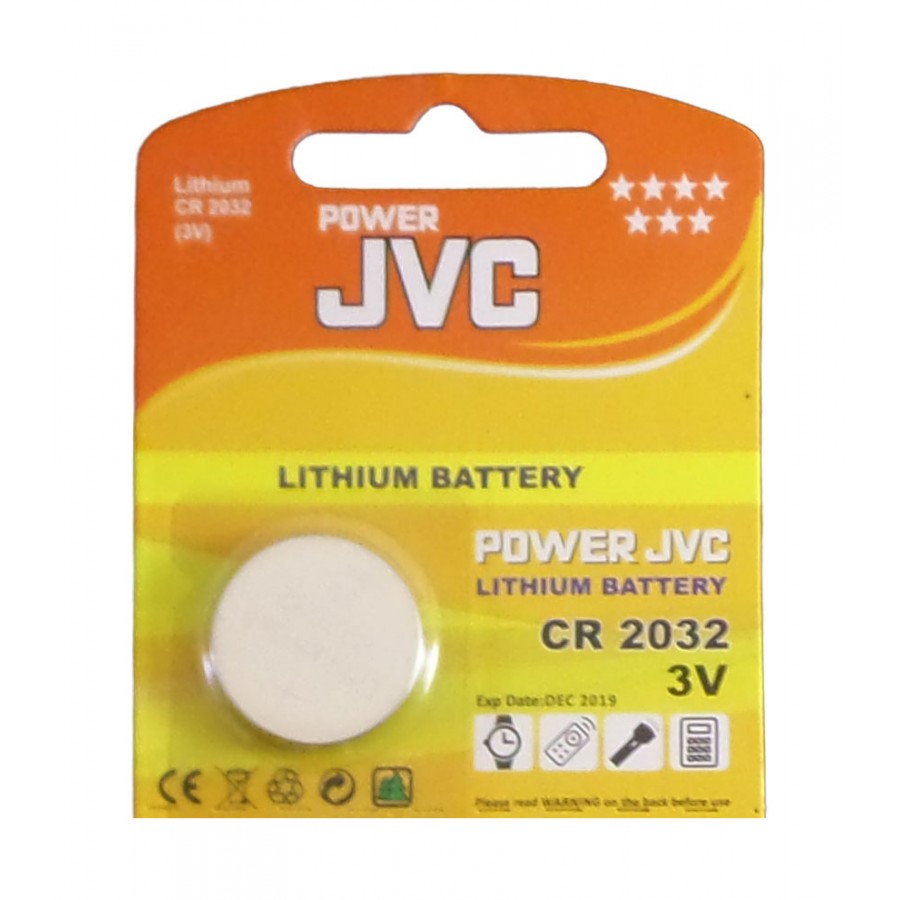 باتری سکه ای JVC مدل CR 2032