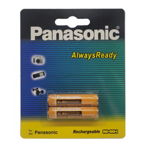 باتری شارژی نیم قلمی PANASONIC ظرفیت 830 میلی آمپر ساعت