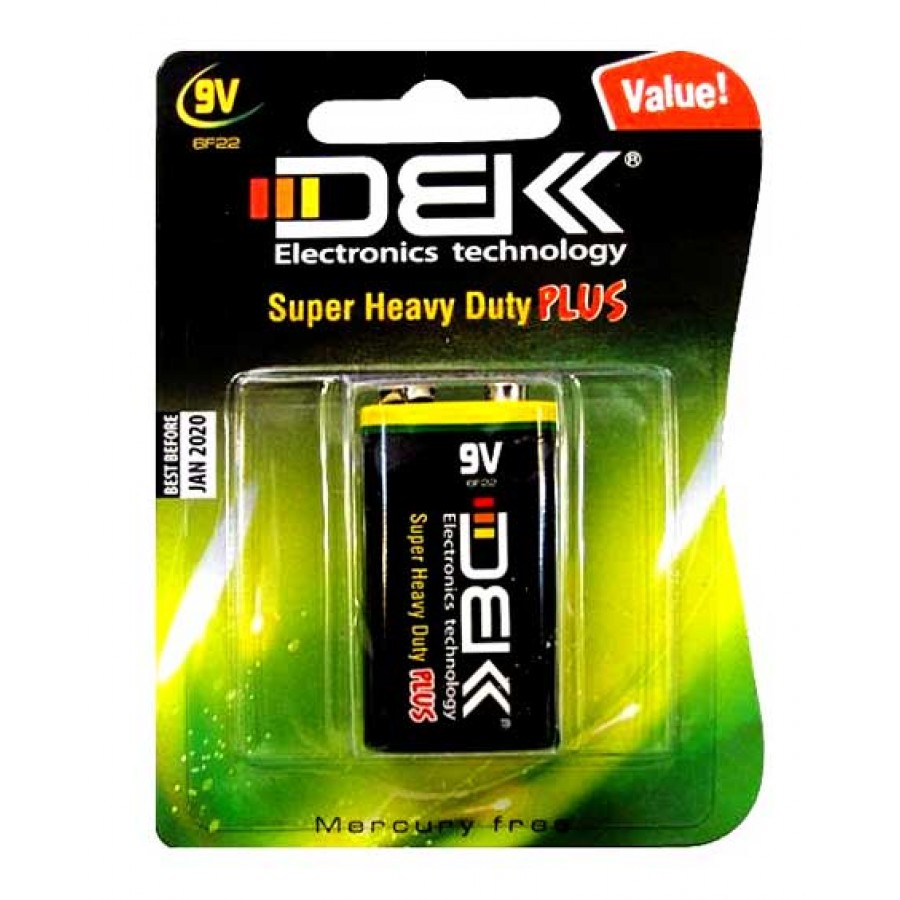 باتری کتابی DBK Super Heavy Duty PLUS 9V مدل 6F22