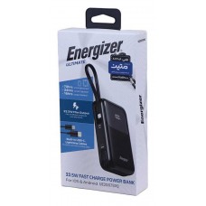 پاوربانک 20000 میلی آمپر ENERGIZER فست شارژ 22.5 وات مدل UE20075PQ 