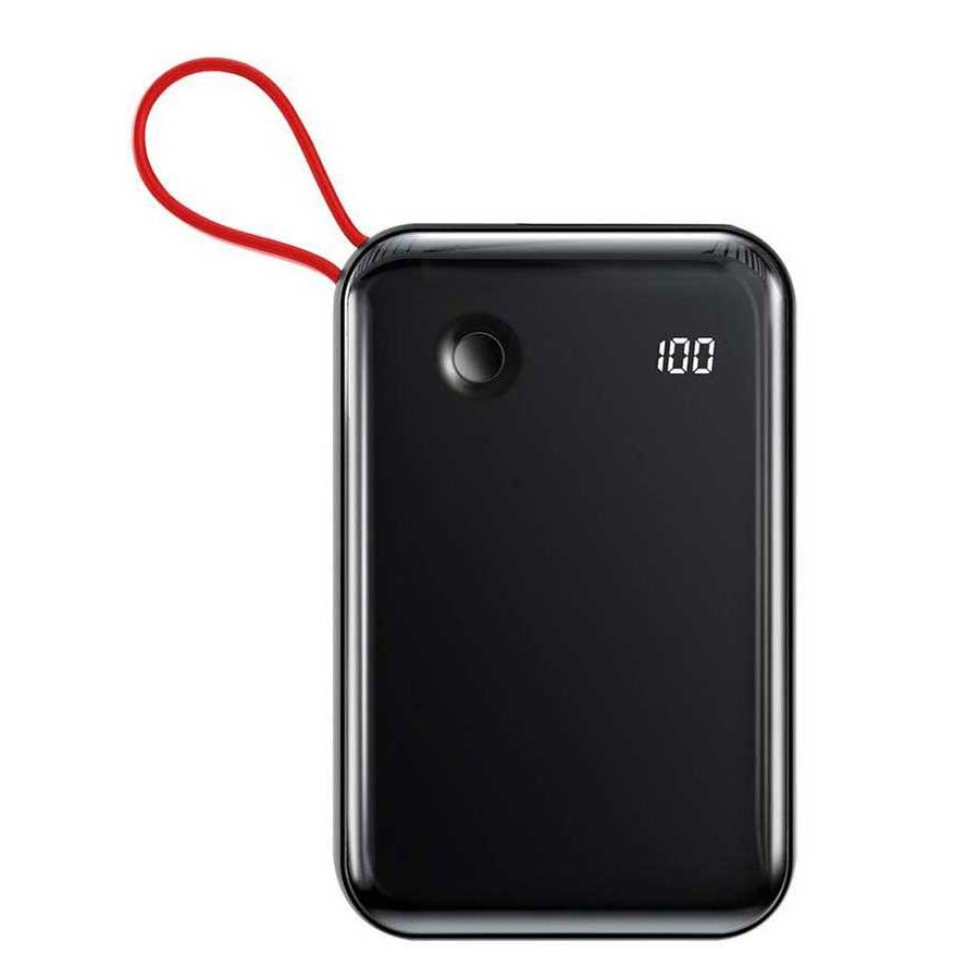 پاوربانک 10000 میلی آمپر 15 وات BASEUS مدل MINI S PPXF-A01 با کابل متصل TYPE-C