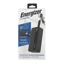 پاوربانک 30000 میلی آمپر ENERGIZER فست شارژ 22.5 وات مدل UE30035PQ 