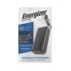 پاوربانک 30000 میلی آمپر ENERGIZER فست شارژ 22.5 وات مدل UE30055PQ 
