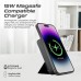 پاوربانک وایرلس 10000 میلی آمپر PROMATE فست شارژ 3 در 1 مدل POWERMAG-TRIO