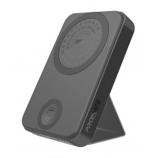 پاوربانک وایرلس 10000 میلی آمپر PROMATE فست شارژ 3 در 1 مدل POWERMAG-TRIO