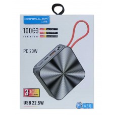 پاوربانک 10000 میلی آمپر KONFULON فست شارژ 22.5 وات PD مدل A5Q 