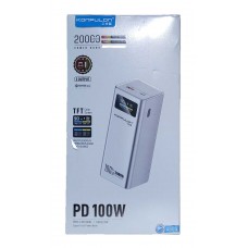 پاوربانک 20000 میلی آمپر KONFULON فست شارژ 100 وات PD مدل A60Q 