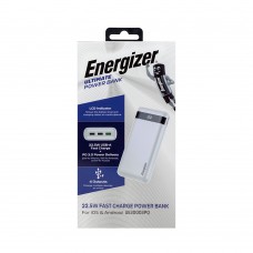 پاوربانک 30000 میلی آمپر ENERGIZER فست شارژ 22.5 وات مدل UE30003PQ 