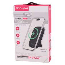 پاوربانک وایرلس 10000 میلی آمپر TSCO فست شارژ 22.5 وات مدل TP 934W 