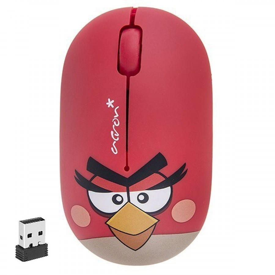 ماوس بی سیم و پد Acron مدل OM300 طرح انگری بردز