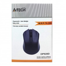 ماوس باسیم طرح A4TECH مدل OP920D 