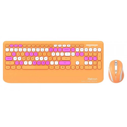 کیبورد و ماوس بی‌سیم Hatron مدل HKCW350