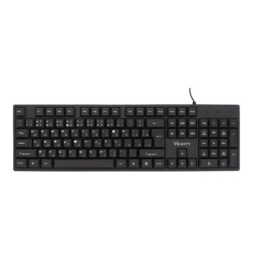 کیبورد با‌سیم VERITY مدل V-KB6122