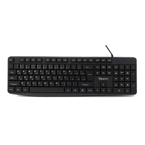 کیبورد با‌سیم VERITY مدل V-KB6124
