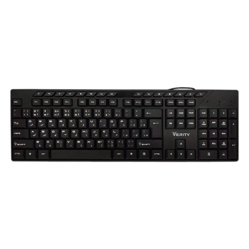 کیبورد با‌سیم VERITY مدل V-KB6123
