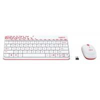 کیبورد و ماوس بی‌سیم logitech مدل MK240 NANO