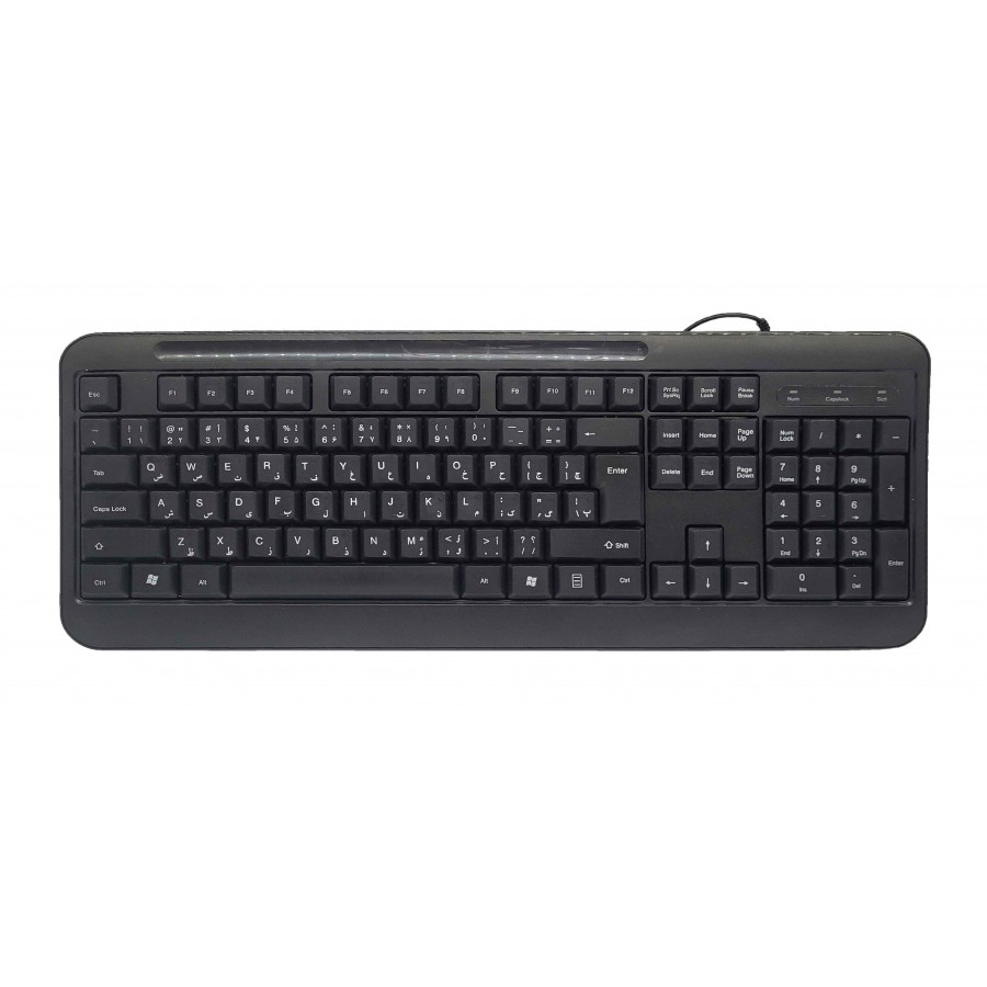 کیبورد با‌سیم VERITY مدل V-KB6128