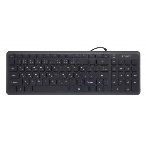 کیبورد با‌سیم VERITY مدل V-KB6130