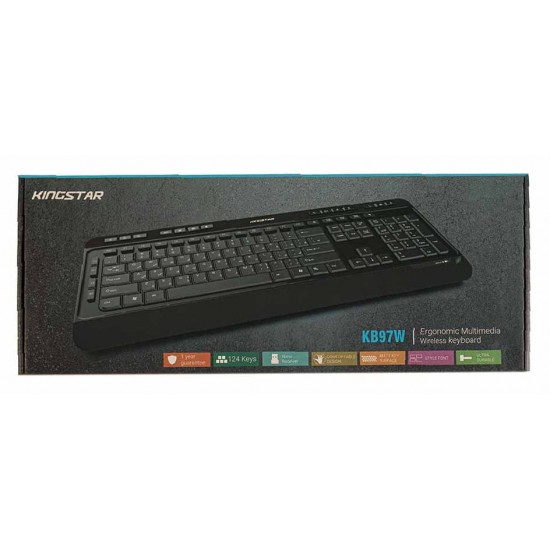 کیبورد بی سیم KINGSTAR مدل KB97W