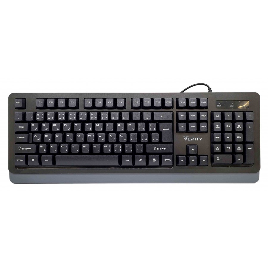 کیبورد با‌سیم VERITY مدل V-KB6136