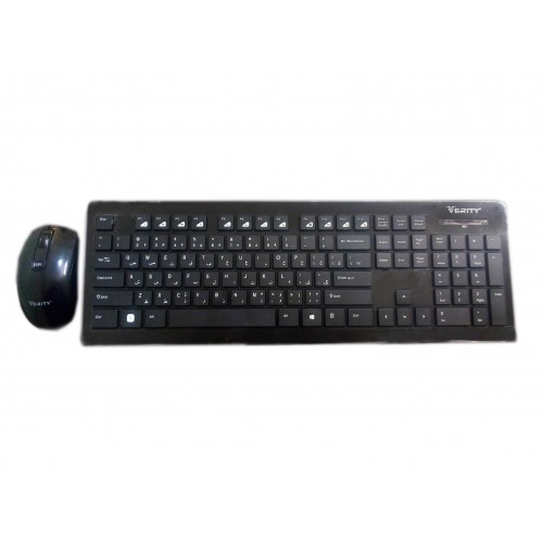 کیبورد و ماوس بی‌سیمVERITYمدل V-KB6112CW