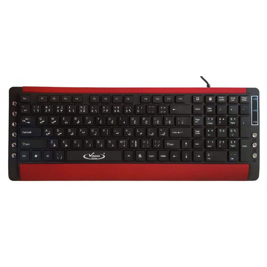 کیبورد با سیم Venous مدل PV-K114