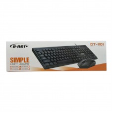 کیبورد و ماوس با‌سیم D-NET مدل DT-1101 