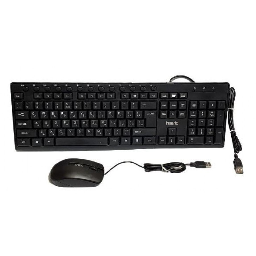 کیبورد و ماوس باسیم HAVIT مدل KB614cm