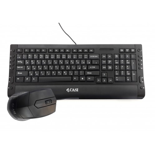 کیبورد و ماوس باسیم CASI مدل km-750
