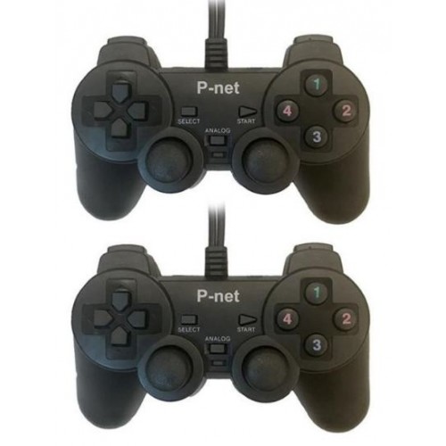 گیم پد دوبل شوکدار P-NET مدل X5