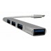 هاب 4 پورت P-NET TYPE-C USB3.1 مدل T-3604
