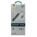 هاب 4 پورت P-NET TYPE-C USB3.1 مدل T-3604